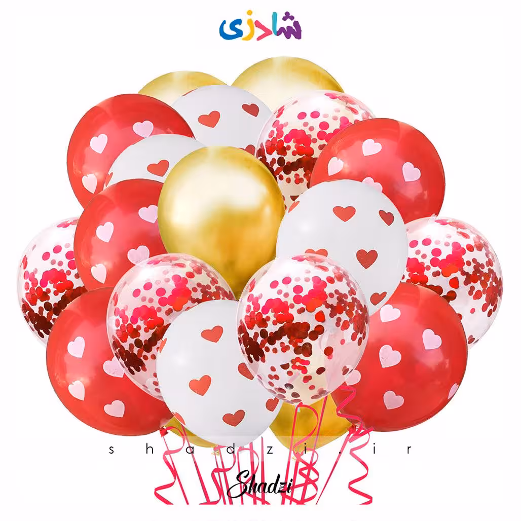پک 20عددی بادکنک قلبی