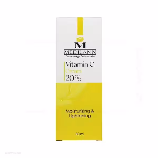 کرم ویتامین C مدیلن روشن کننده و مرطوب کننده 30 میل