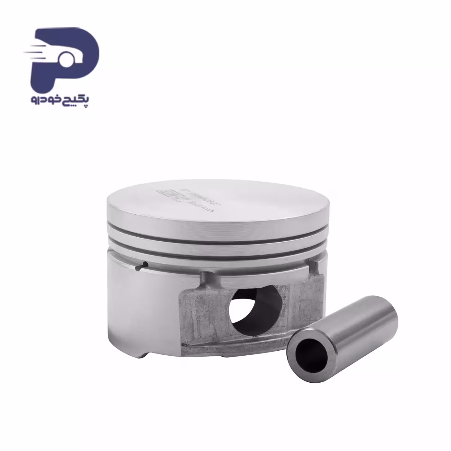 کیت پیستون با گژن پین سایز 0.5 (دست کامل) پژو 206 تیپ 5و6- 252952 جی ای اس پی