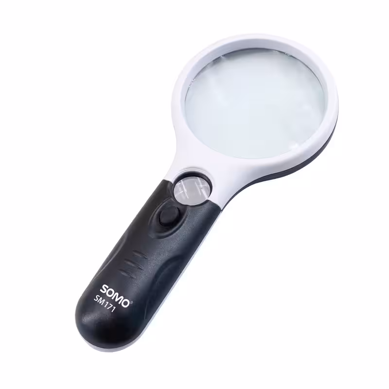 ذره بین سومو مدل SM171 طرح چراغ دار | چاوه