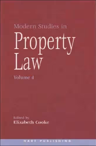 خرید و دانلود نسخه کامل کتاب Modern Studies in Property Law