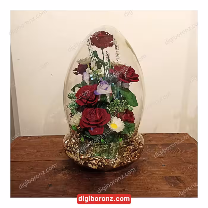 شاخه ارکيده 9 گل لمسی