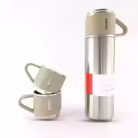 فلاسک نیم لیتری کادویی 3 کاپ VACUUM