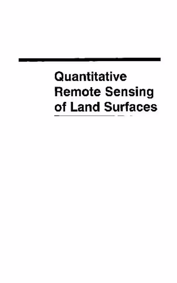خرید و دانلود نسخه کامل کتاب Quantitative Remote Sensing of Land Surfaces