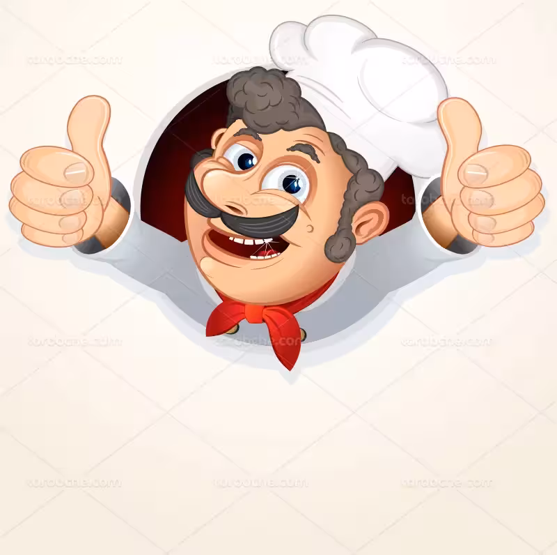 لوگو سرآشپز | گرافیک با طعم تربچه