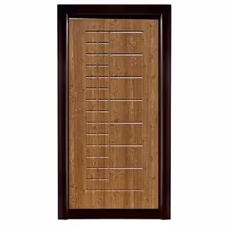 درب اتاق خواب روکش PVC ضد آب طرح چوب کد 1017