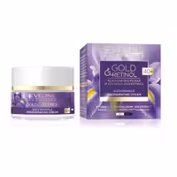 کرم ضد چروک روز و شب گلد رتینول  40 بنفش اولاین Eveline Gold & Retinol Anti-Wrinkle Regenerating Day and Night Cream 40  for Sensitive Skin 50ml