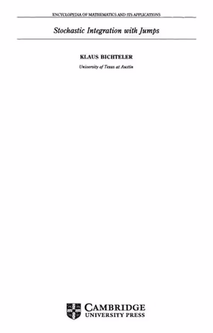 خرید و دانلود نسخه کامل کتاب Stochastic Integration with Jumps