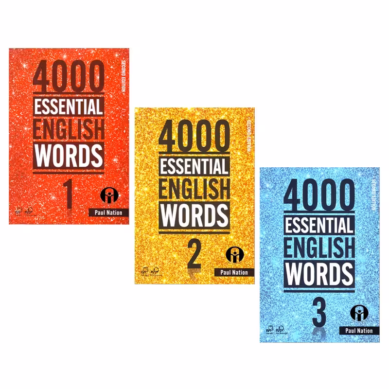 کتاب 4000 Essential English Words اثر Paul Nation انتشارات الوندپویان سه جلدی