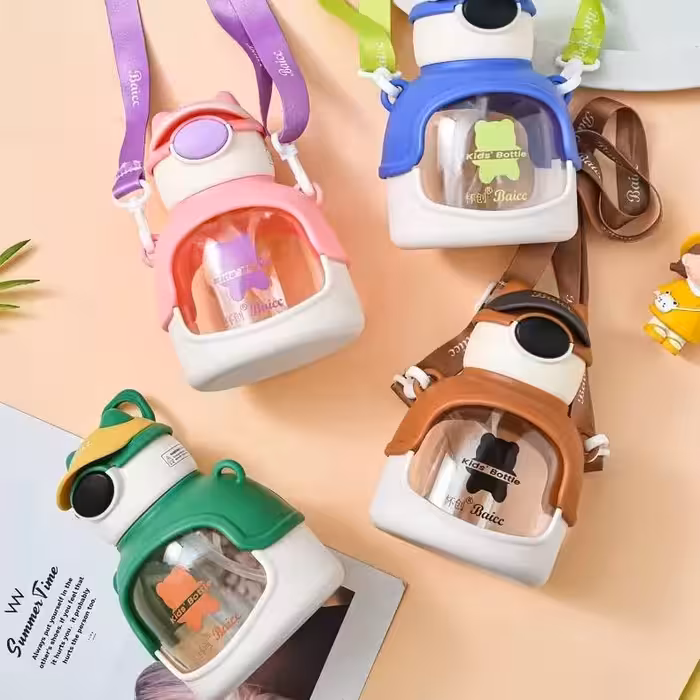 قمقمه فانتزی خرسی قمقمه کلاه دار | amazonchi