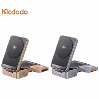 شارژر بی سیم و استند تاشو 15 وات Mcdodo مدل CH-5192 MagQ Qi2 مناسب آیفون سری 12 به بالا
