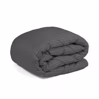 لحاف چیداری مدل هتلی رنگ طوسی تیره