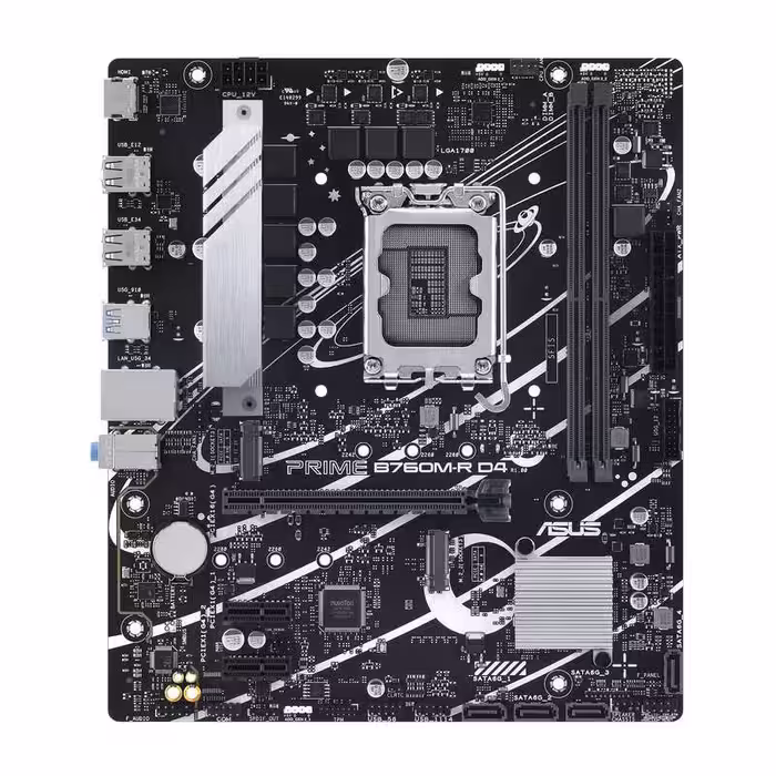 مادربرد ایسوس مدل PRIME B760M-R D4 مشخصات، آخرین قیمت و خرید