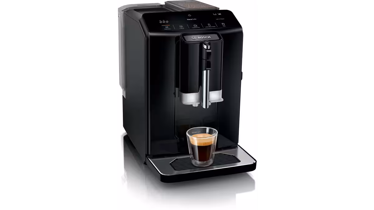 اسپرسوساز تمام اتوماتیک بوش آلمان مدل TIE20119 سری 2 رنگ پیانو مشکی