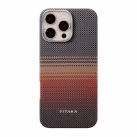 قاب گوشی آیفون 16 پرو مکس برند پیتاکا مدل StarPeak Tactile Woven (Sunset)