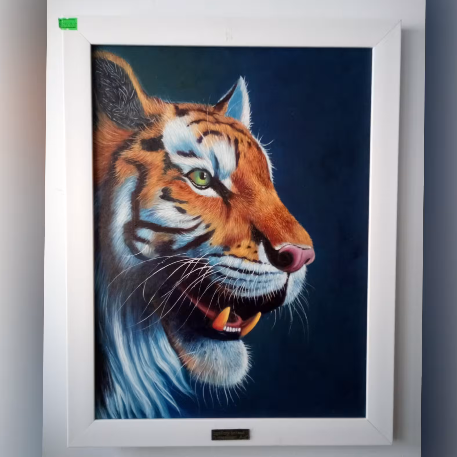 تابلو نقاشی ببر  رنگ روغن