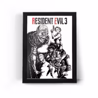 تابلو قاب رزیدنت اویل Resident Evil