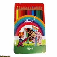 مداد رنگی 12 رنگ فلزی شکرستان