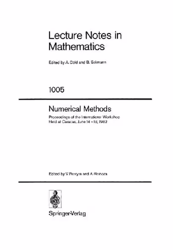 خرید و دانلود نسخه کامل کتاب Numerical methods: proceedings of the international workshop held at Caracas, June 14-18, 1982
