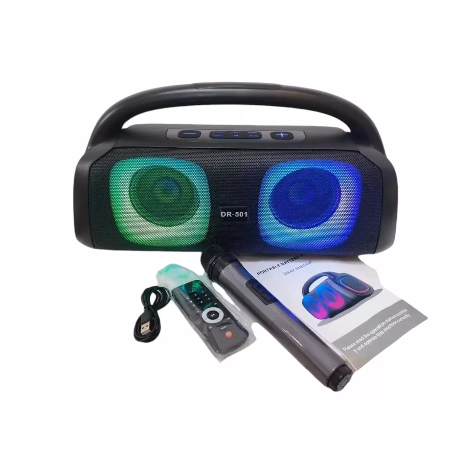 اسپیکر بلوتوثی قابل حمل مدل DR-501