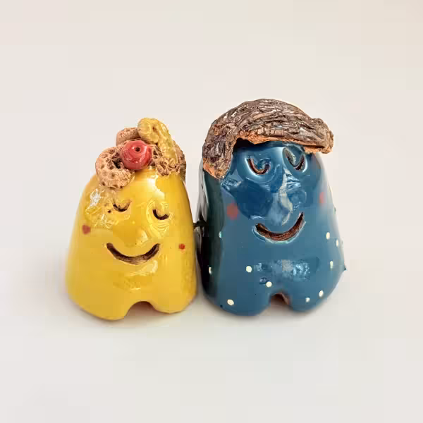 مجسمه سفالی هیولای ابله طرح هفت