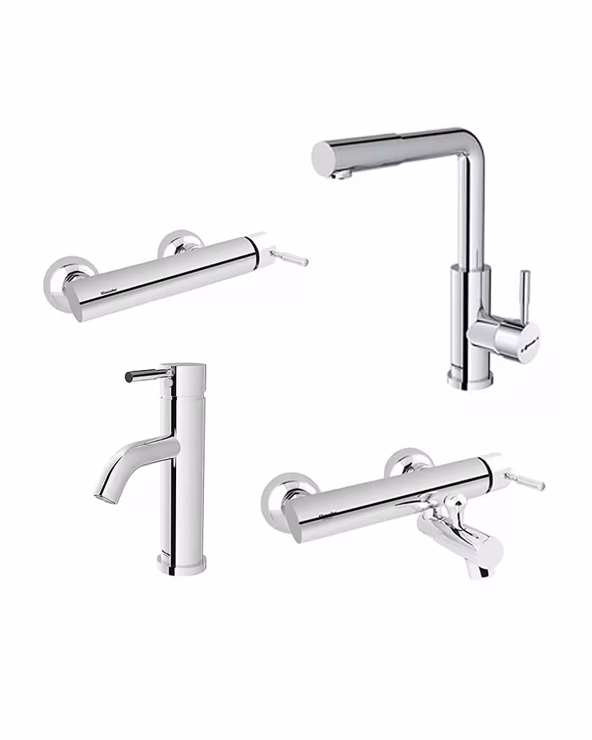 ست چهار تکه شیرآلات شودر مدل مارینو