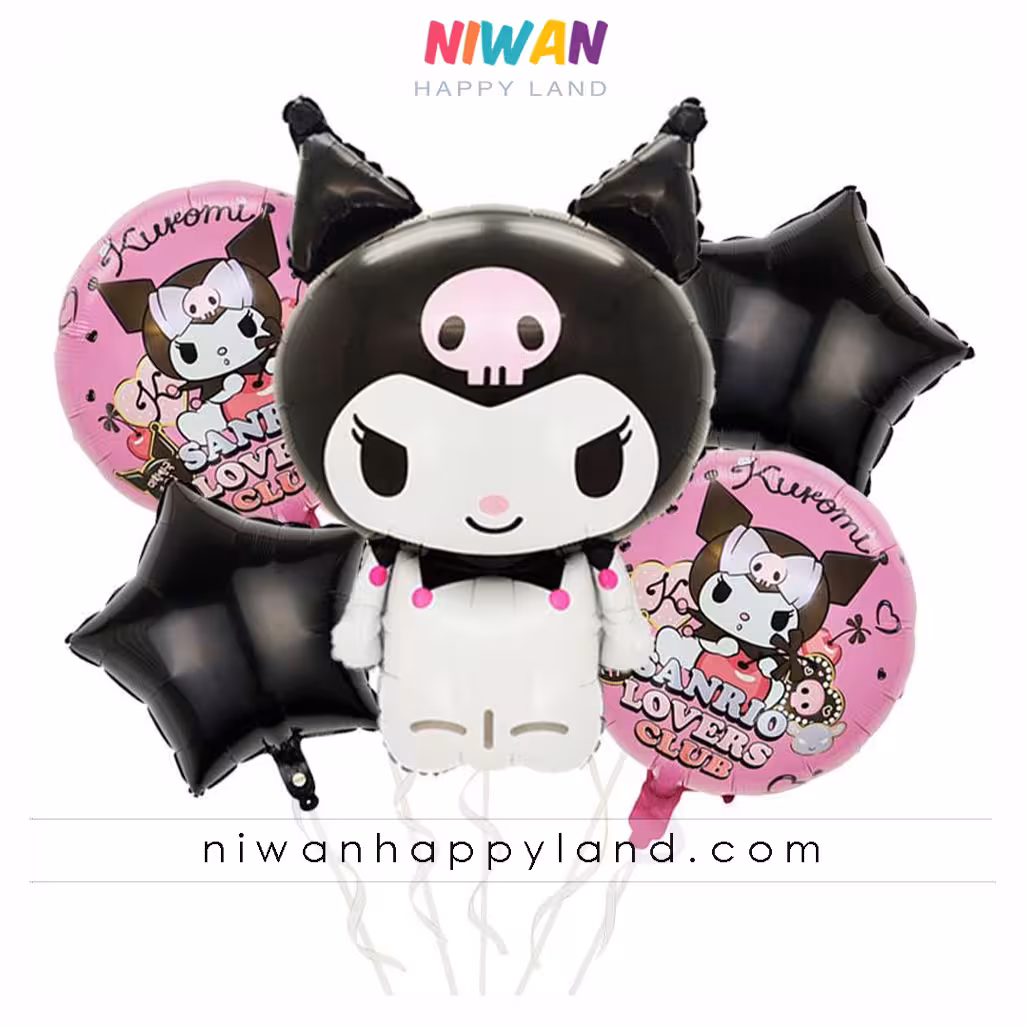 پک بادکنک فویلی کرومی