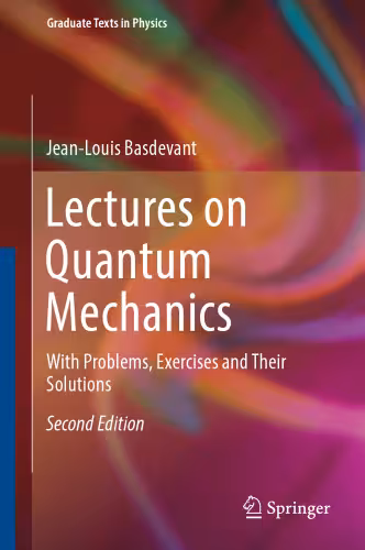 خرید و دانلود نسخه کامل کتاب Lectures on quantum mechanics: with problems, exercises and their solutions
