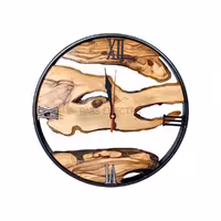 ساعت چوبی لانترن 50 سانت