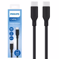 کابل تایپ سی 65 وات فیلیپس Philips مدل DLC4561CB طول 2 متری