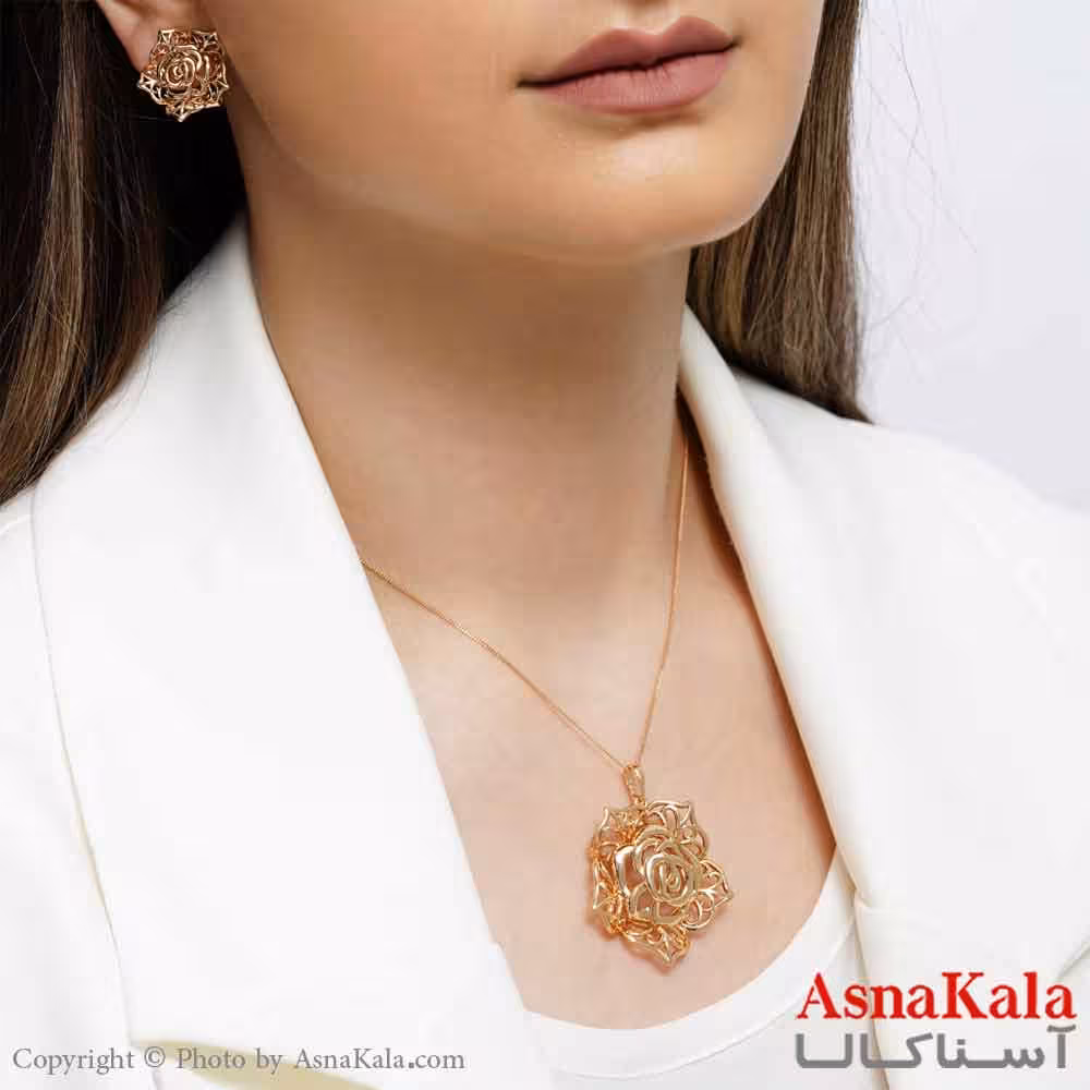 نیم ست زنانه ژوپینگ مدل گل کد NIM1438W - آسناکالا