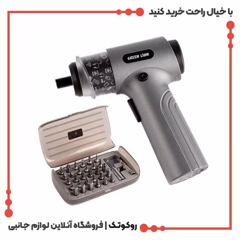 ست پیچ گوشتی برقی 35 در 1 گرین لاین مدل GN35IN1ELSD Screwdriver Set