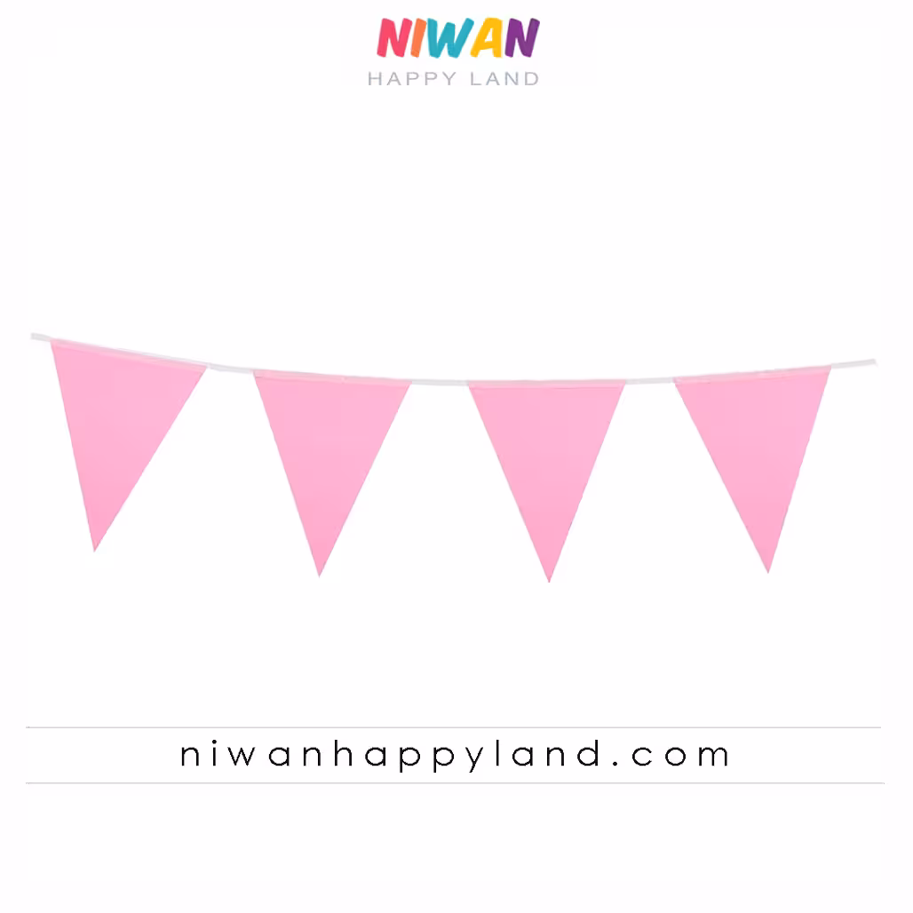 ریسه کاغذی صورتی