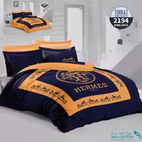 روتختی طرح hermes دو نفره برند Turkaz کد 2194