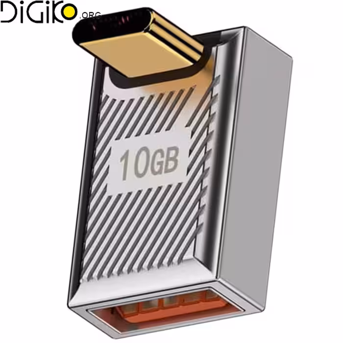 تبدیل OTG TYPEC مینی تک 120 وات 90 درجه