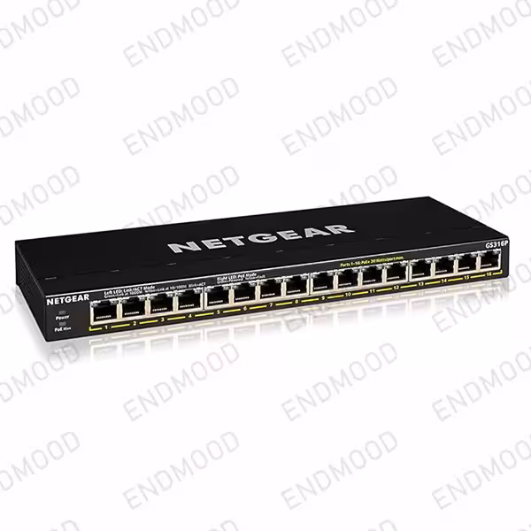 سوئیچ غیرمدیریتی 16 پورت نت گیر NETGEAR GS316P