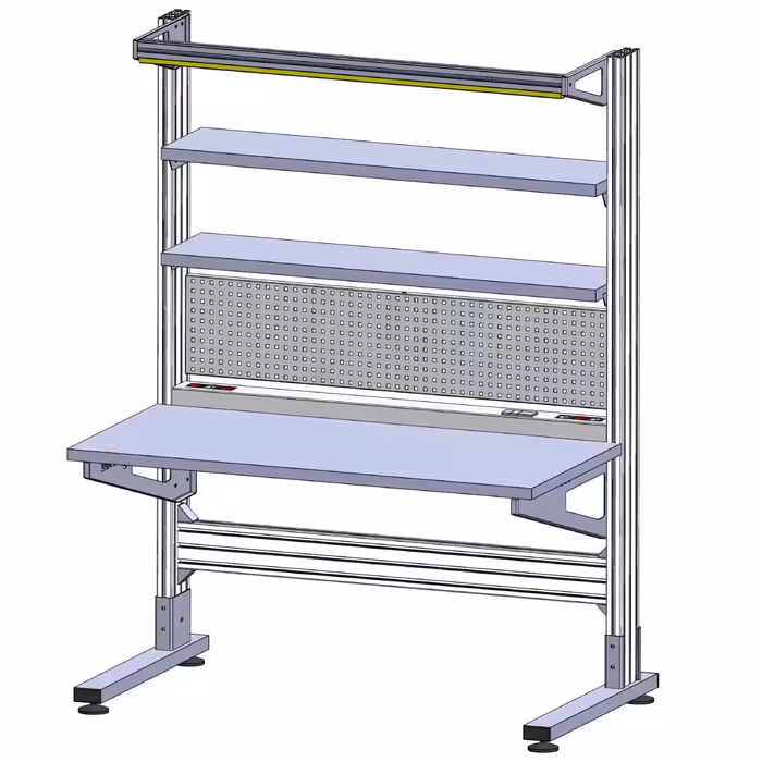 میز کار حرفه ای دسکیا مدل Alliance حالت بیسیکال