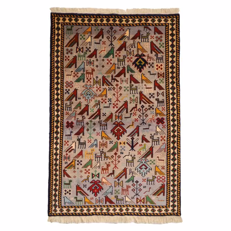 فرش دستبافت دو متری مدل خراسان کد 40201171