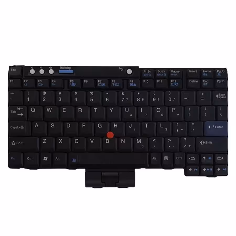 کیبورد لپ تاپ لنوو ThinkPad X60 مشکی با ماوس