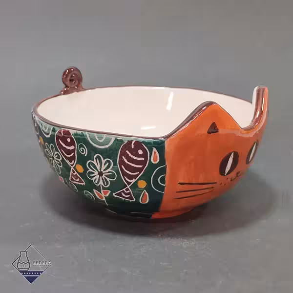 کاسه بزرگ پیشول (گربه) طرح نه