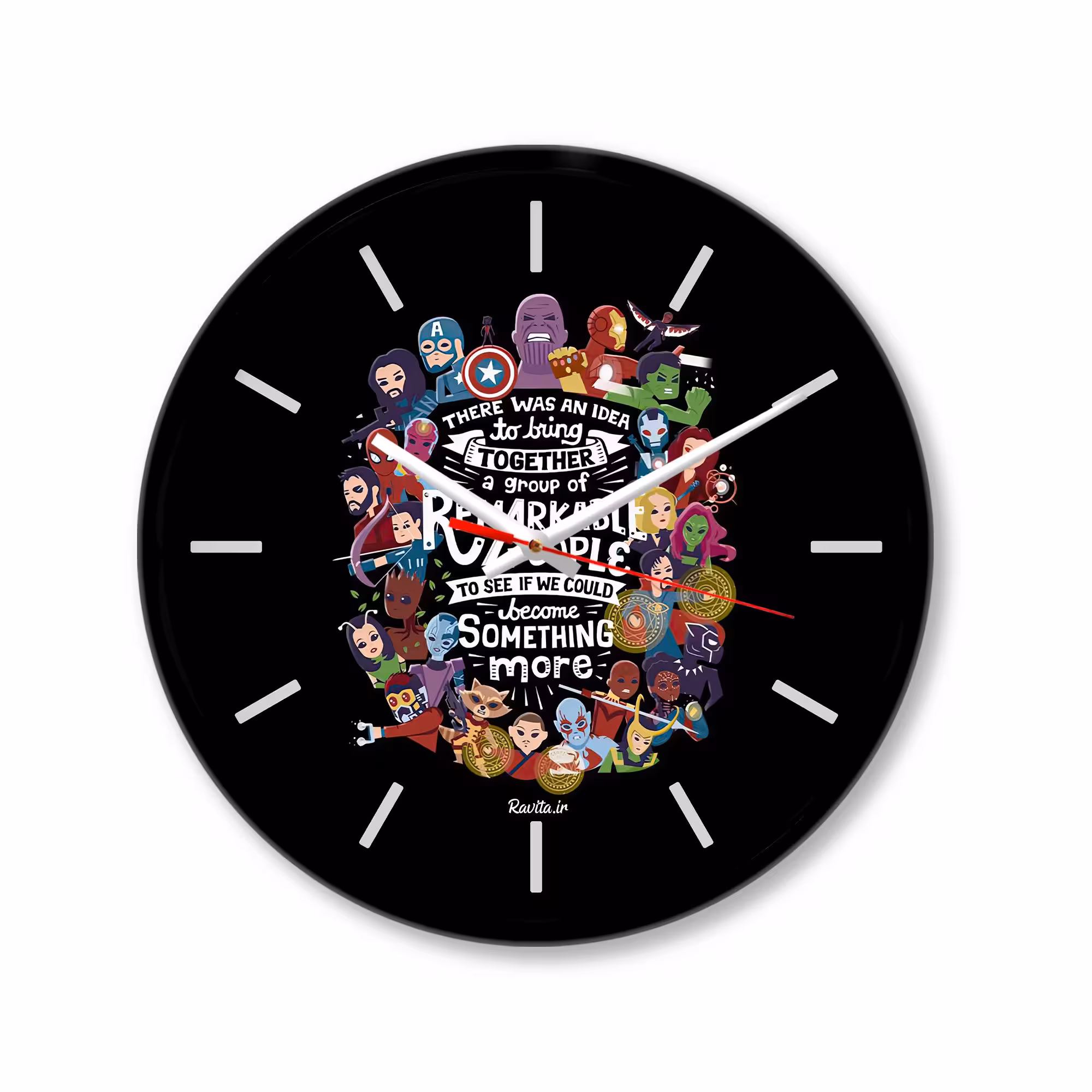 ساعت‌ دیواری رومیزی راویتا انتقام جویان کد 3372