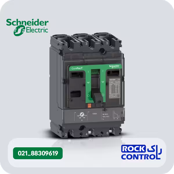 کلید اتوماتیک 25 آمپر 25KA اشنایدر C10B3TM025