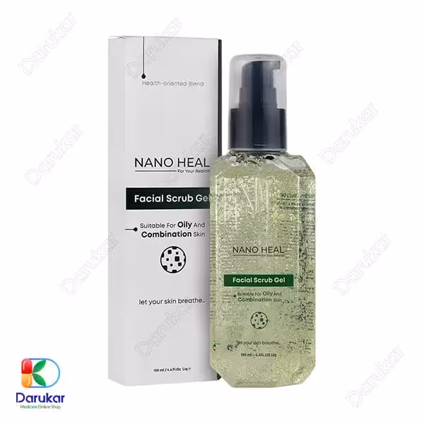 ژل شستشوی اسکراب دار پوست چرب و مختلط نانوهیل