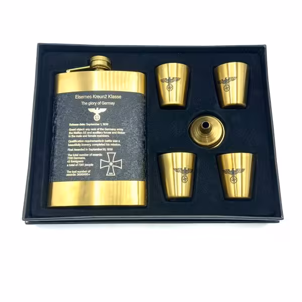 ست قمقمه جیبی 4 شات آلمان نازی 270cc کد A530385