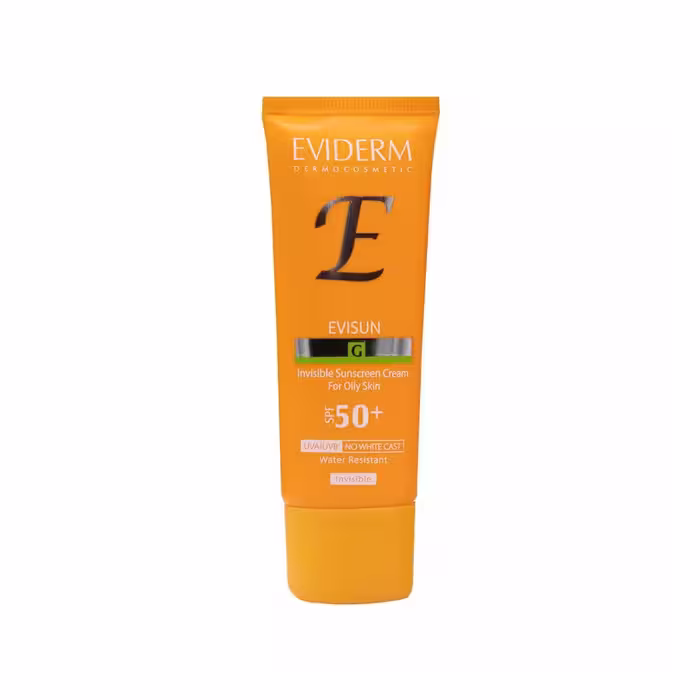 کرم ضد آفتاب پوست چرب SPF50 اویدرم بی رنگ 40 میلی لیتر
