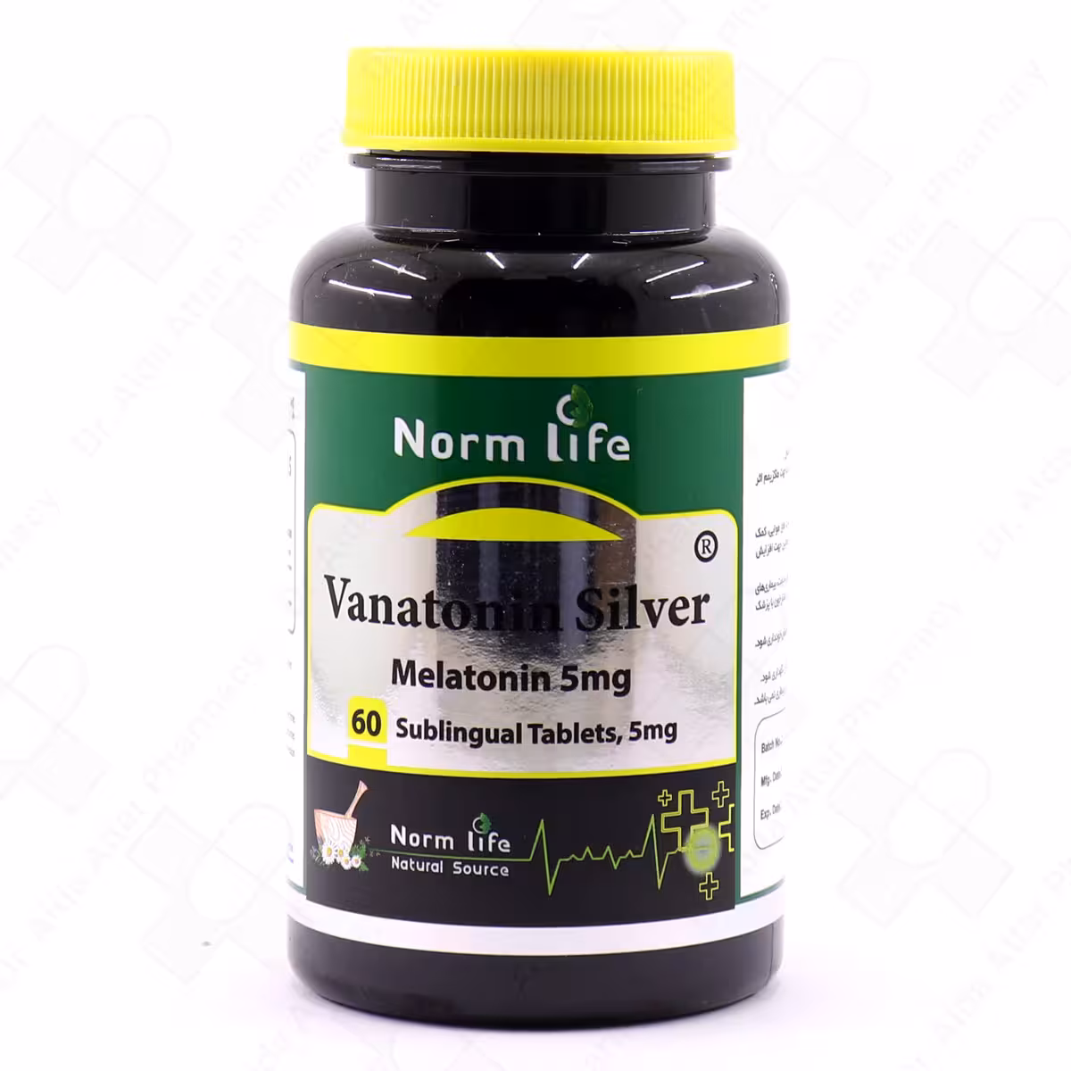 قرص زیر زبانی ملاتونین 5 میلی گرم نورم لایف 60 عدد