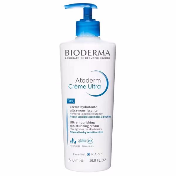 کرم مرطوب کننده صورت و بدن اتودرم بایودرما حجم 500 میل Bioderma Atoderm