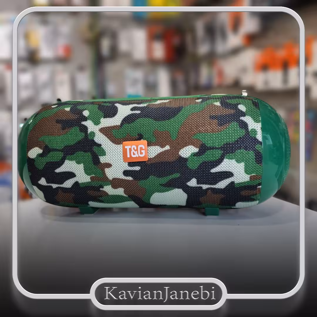 اسپیکر TG 503 ، رنگ ارتشی،وزن 1010،بمب صدا درجه یک برند TG  ، برد بلندگو 10 متر