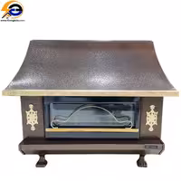 شومینه گازی کلبه ای 34000 دونار مدل برنجی