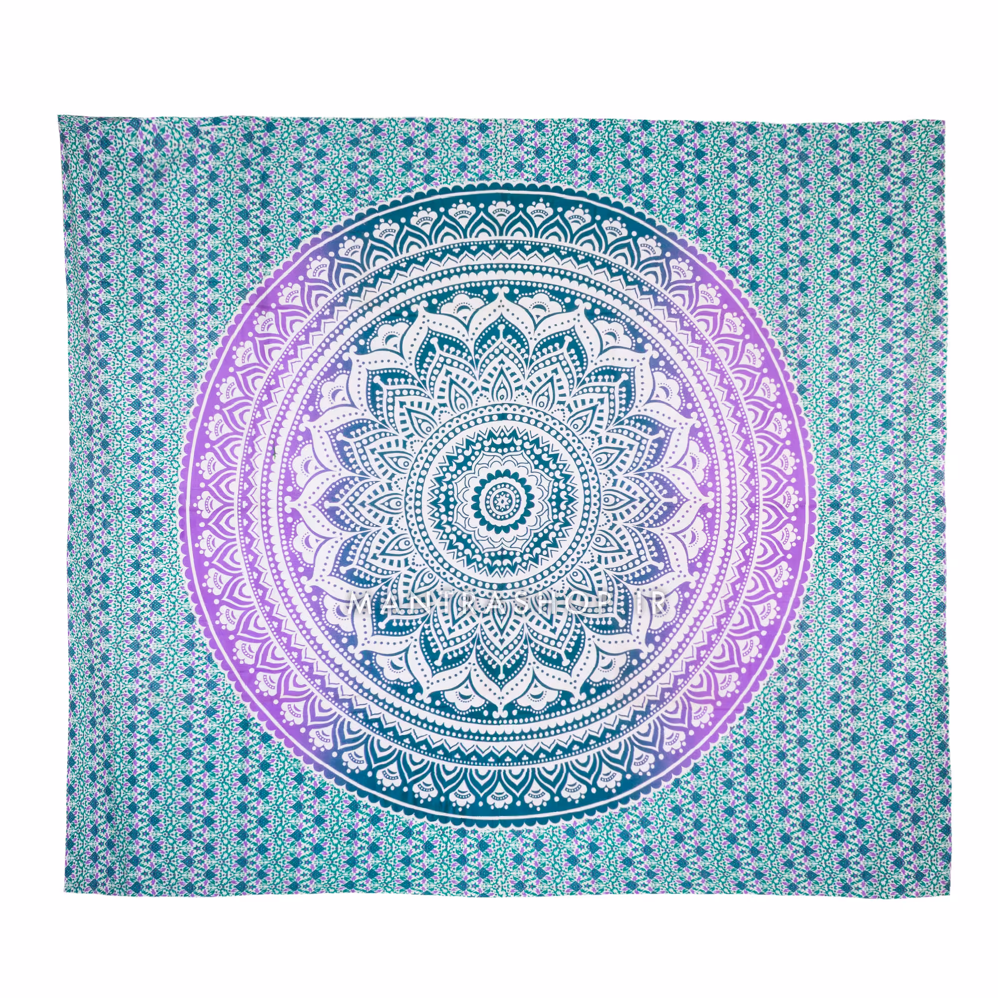 بکدراپ تپستری هندی طرح ماندالا (روتختی دو نفره) کد 291